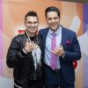 Pipe Bueno y Ernesto Calzadilla, disfrutaron el lanzamiento de la sexta temporada de Yo Me Llamo, junto a todos los invitados.