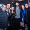 Parte del elenco durante la fiesta de cierre: Álvaro Bayona, Sebastián Suárez, Paola Jara, Tiberio Cruz, Carolina Acevedo y Felipe Calero.