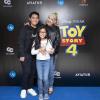 La Gorda Fabiola disfrutó la cuarta entrega de Toy Story junto a sus nietos Samuel y Emilia.  